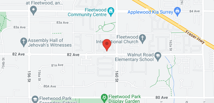 map of 11 15959 82 AVENUE